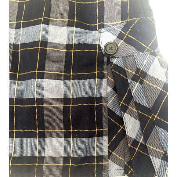 Lands' End Girls Kids School Uniform Blue Gray Grey Plaid Size 10 (10 - 11 yrs) - Picture 3 of 7